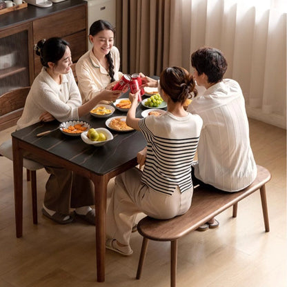 Banc de salle à manger en bois massif Bryce