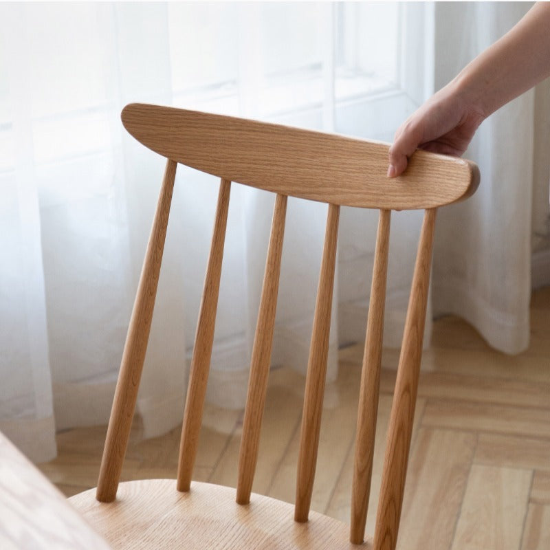 Chaise de salle à manger en bois massif Inca