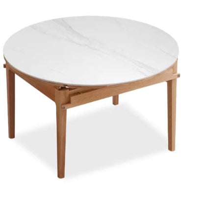 Table à manger ronde extensible Aria