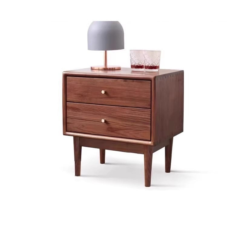 Table de chevet en bois massif Ron