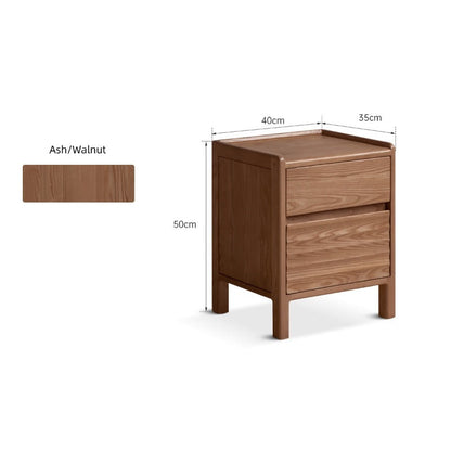 Table de chevet en bois massif Yuki