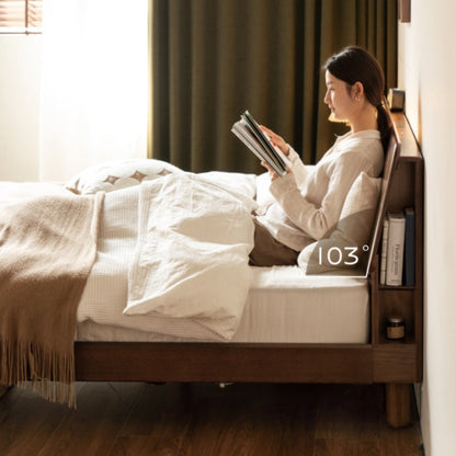 Cadre de lit en chêne massif Jules