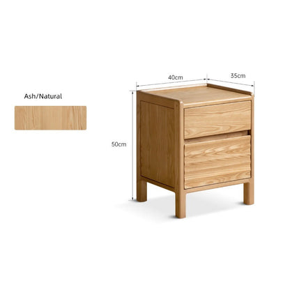 Table de chevet en bois massif Yuki