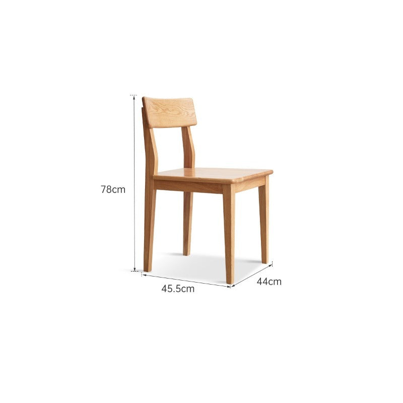 Chaise de salle à manger en bois massif Brooks
