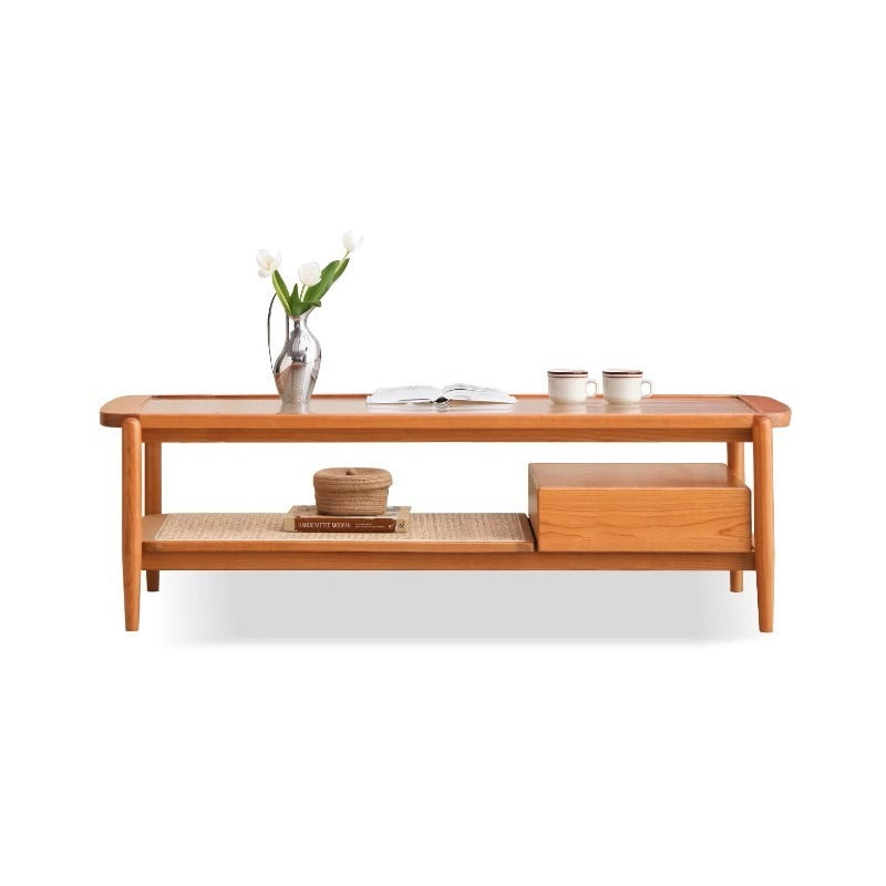 Table basse en rotin Hana