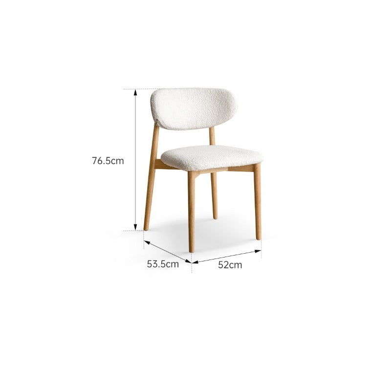 Chaise de salle à manger rembourrée Anna