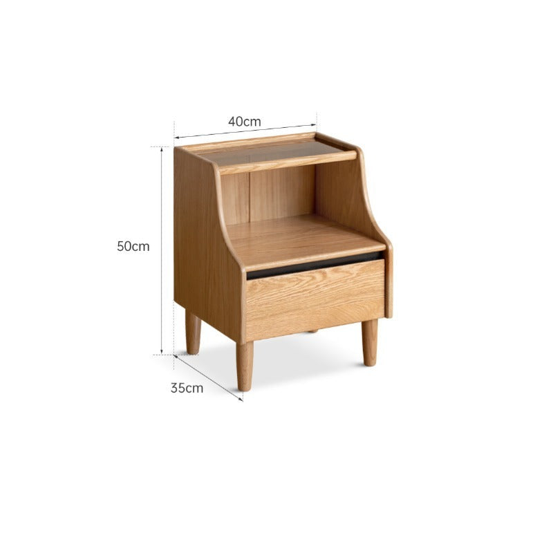 Table de chevet en bois massif Ernest