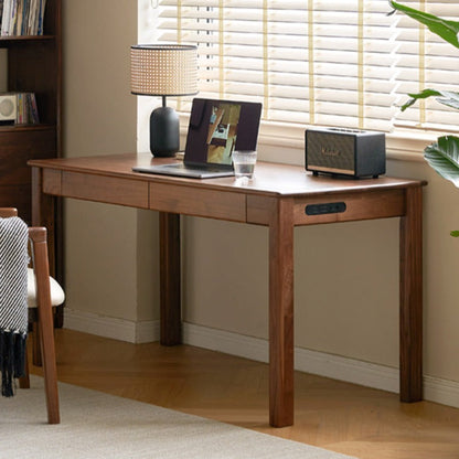 Bureau Kei en bois de noyer massif