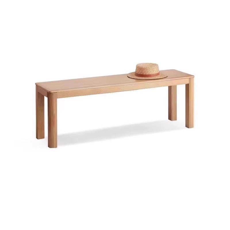 Banc de salle à manger en bois massif Aiko