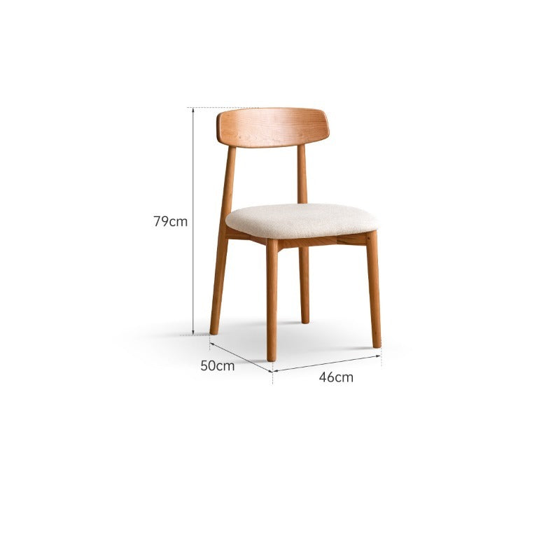Chaise de salle à manger en bois de cerisier Elise