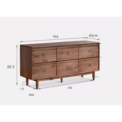 Commode en bois massif Loris