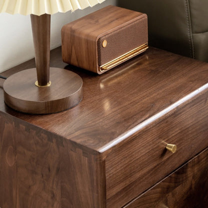 Table de chevet en bois massif Ron