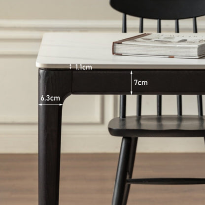 Table à manger en pierre frittée Luca