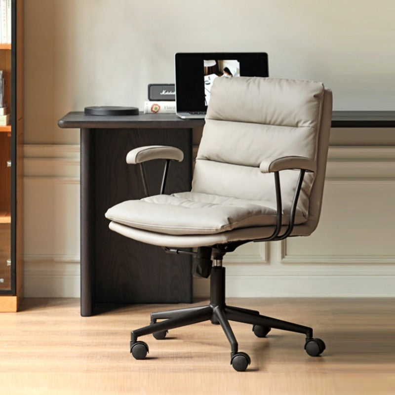 Chaise de bureau en similicuir Otis