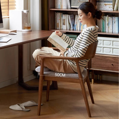 Chaise de salle à manger en bois massif Darcy