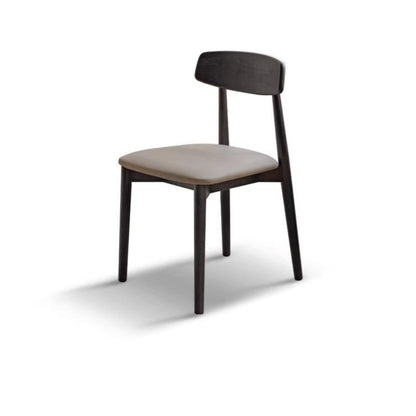 Chaise de salle à manger en bois de chêne massif Daniel