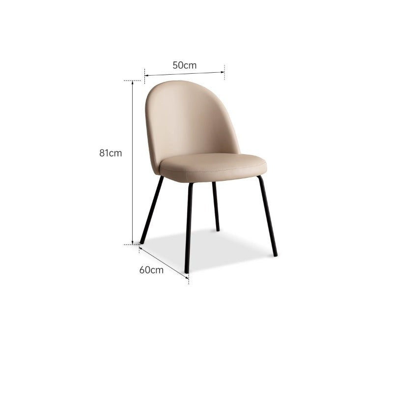Chaise de salle à manger rembourrée Celeste