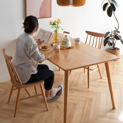 Chaise de salle à manger en bois massif Inca