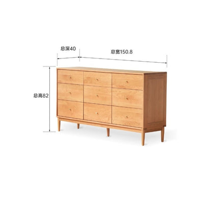 Commode en bois massif Hana
