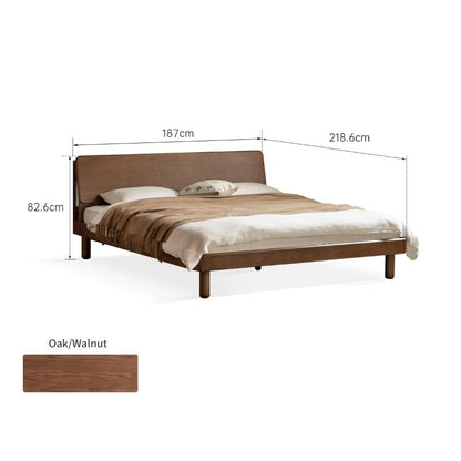 Cadre de lit en chêne massif Jules