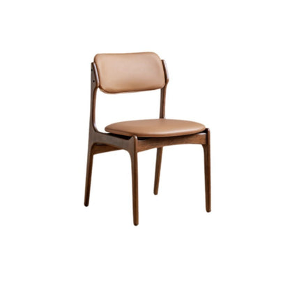 Chaise de salle à manger en bois de noyer Miles
