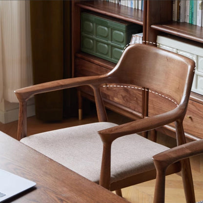 Chaise de salle à manger en bois massif Darcy