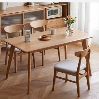 Table à manger en bois massif Rachel