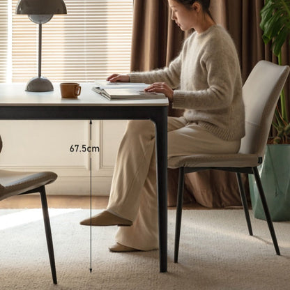 Table à manger en pierre frittée Luca