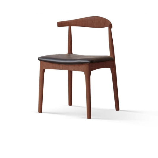 Chaise de salle à manger en bois de noyer massif Bruce