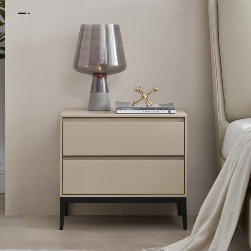 Table de chevet en bois massif Chiara