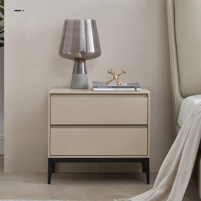 Table de chevet en bois massif Chiara