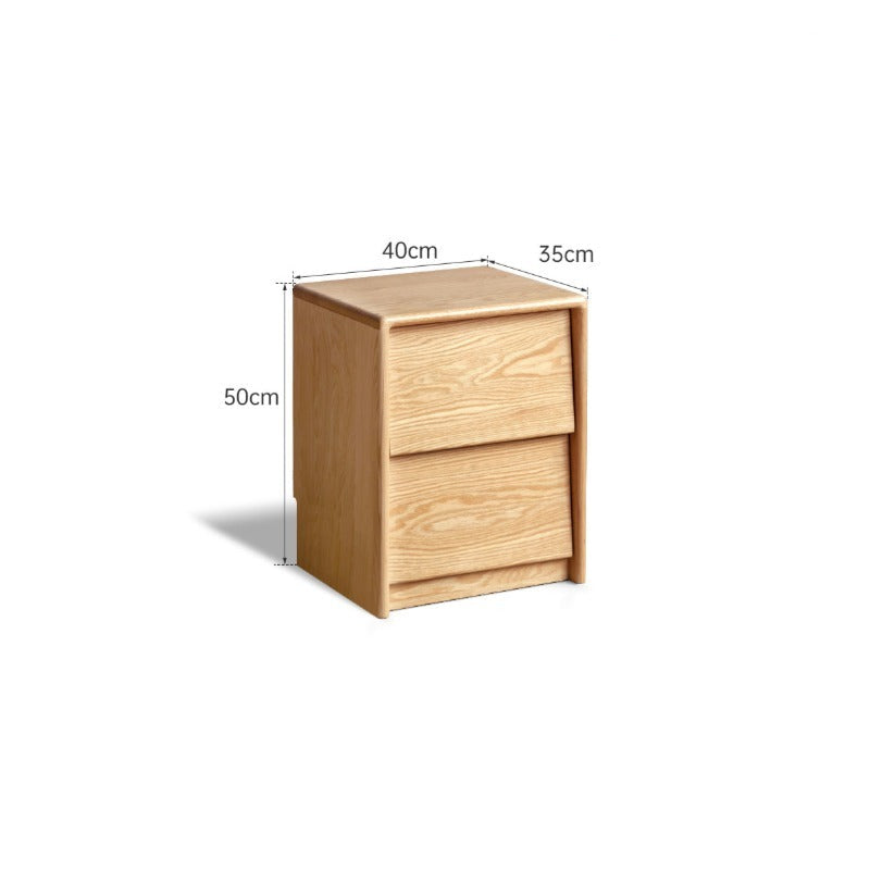 Table de chevet en bois massif Asher