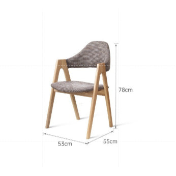 Chaise de salle à manger rembourrée Avery