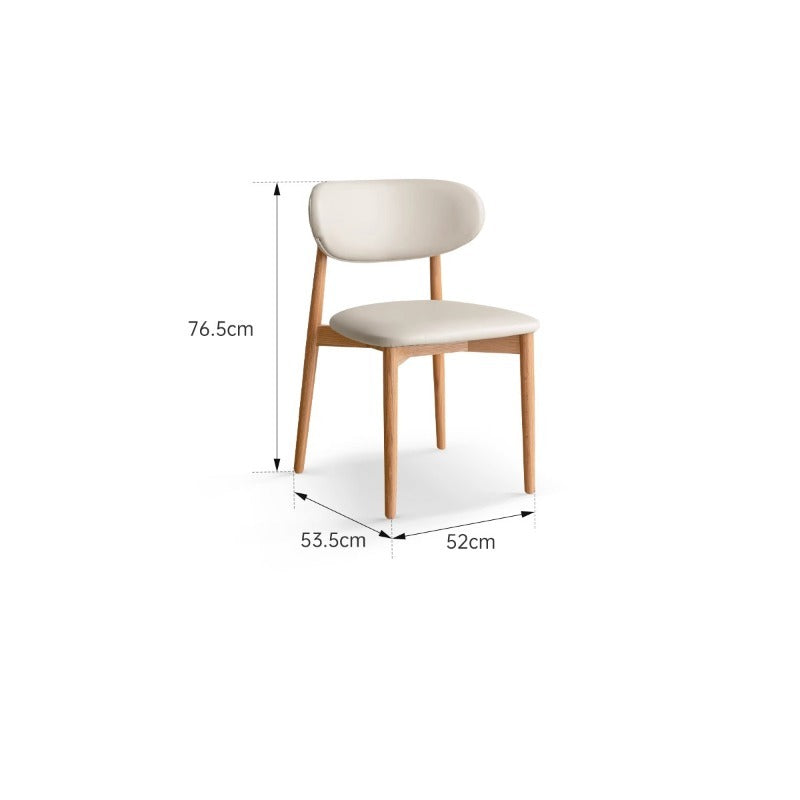 Chaise de salle à manger rembourrée Anna