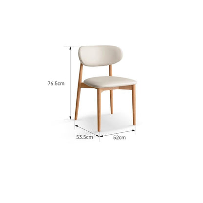 Chaise de salle à manger rembourrée Anna