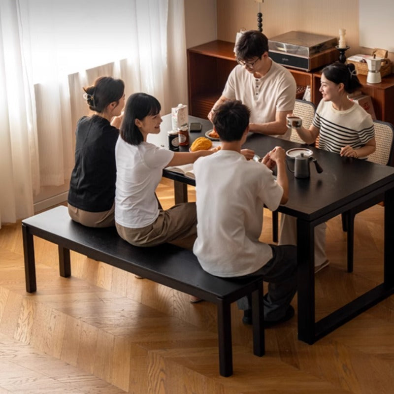 Banc de salle à manger en bois massif Kuro