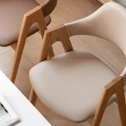 Chaise de salle à manger rembourrée Avery