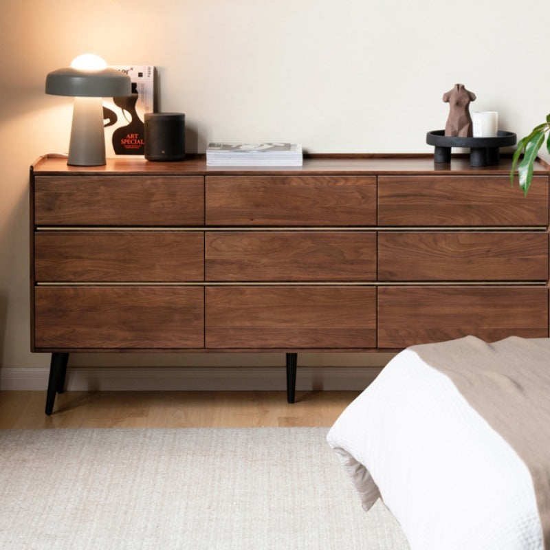 Commode en bois de noyer Enoch