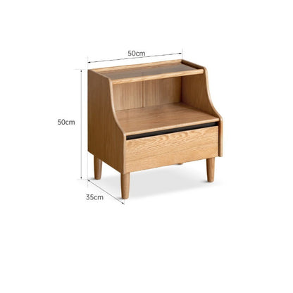 Table de chevet en bois massif Ernest