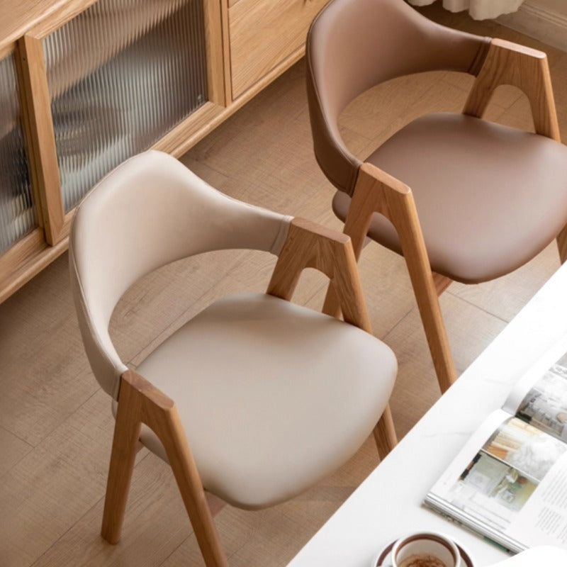 Chaise de salle à manger rembourrée Avery