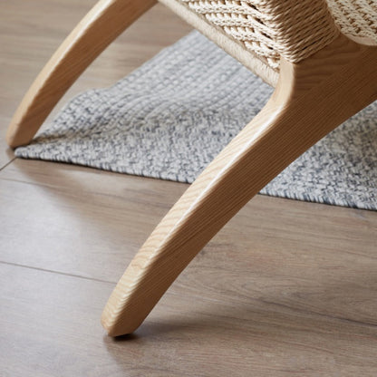 Fauteuil tissé Selma