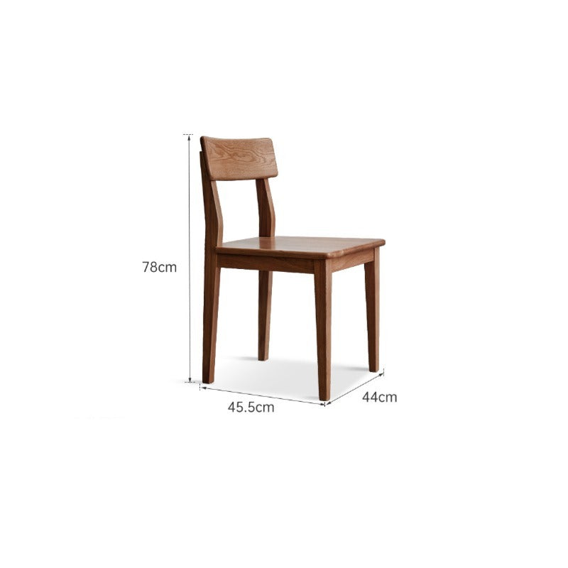 Chaise de salle à manger en bois massif Brooks