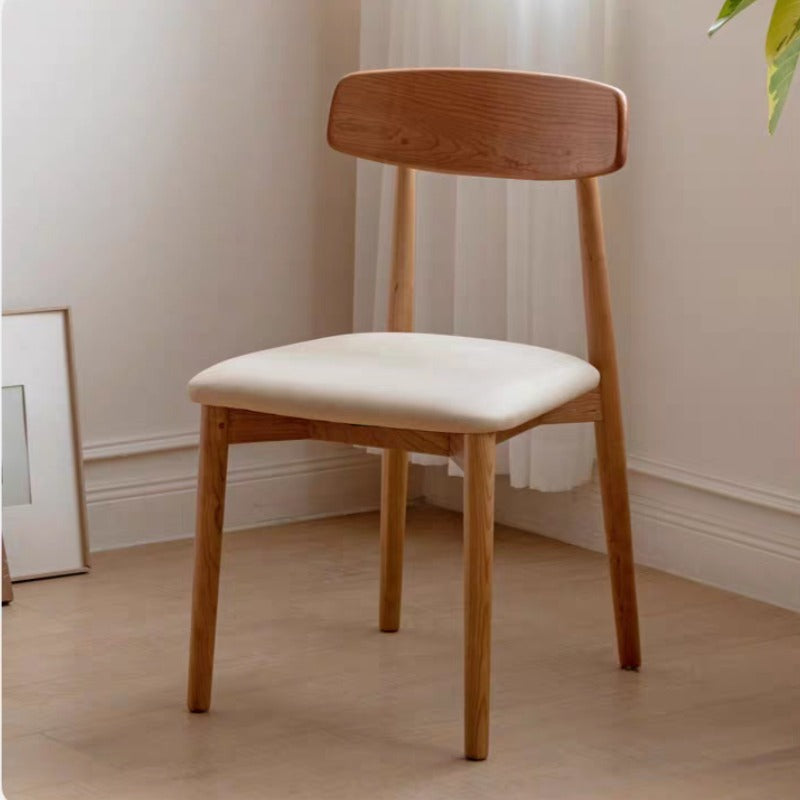 Chaise de salle à manger en bois de cerisier Elise