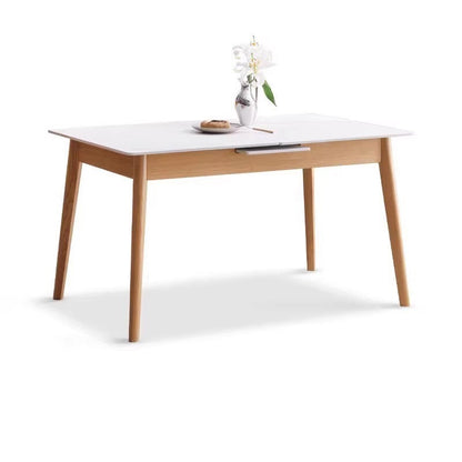 Table à manger extensible en pierre frittée Bianca