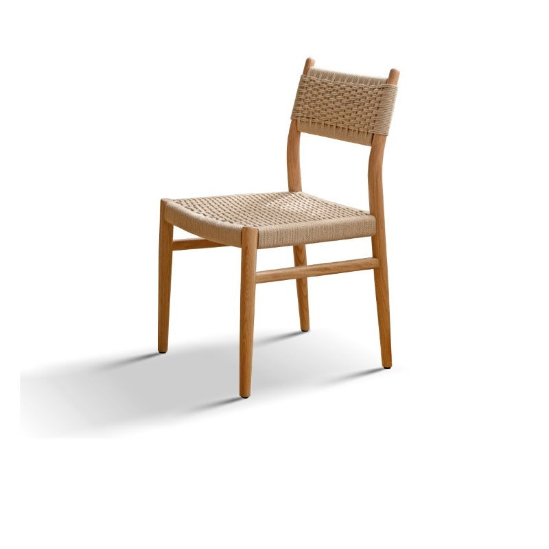 Chaise de salle à manger tissée Selma
