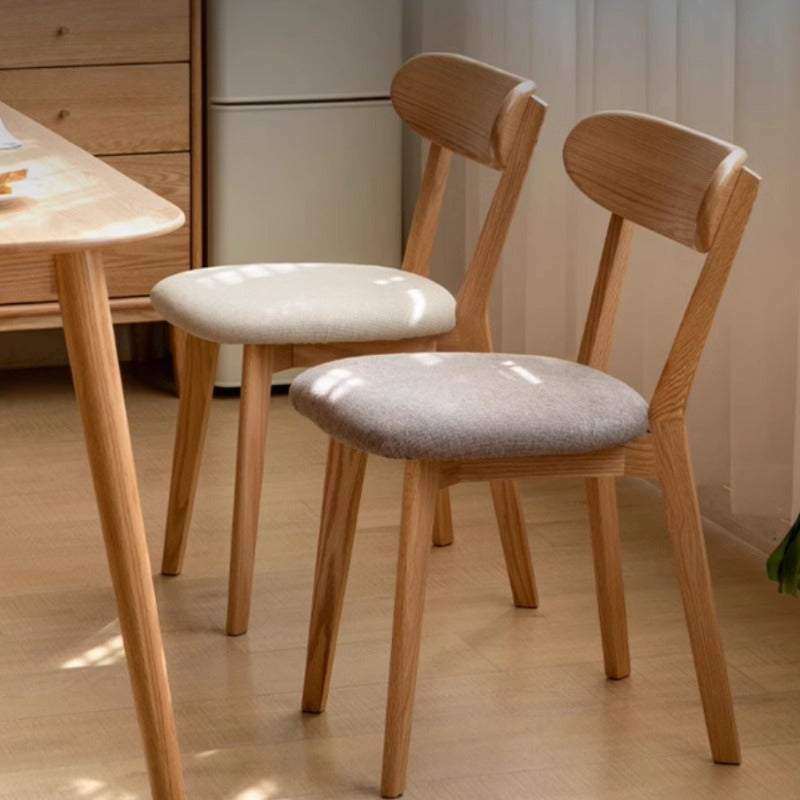 Chaise de salle à manger en chêne massif Blake