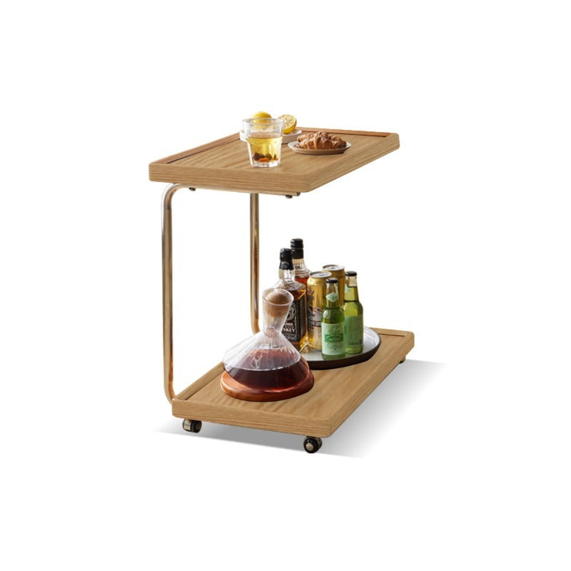 Chariot de bar en bois massif Arlo