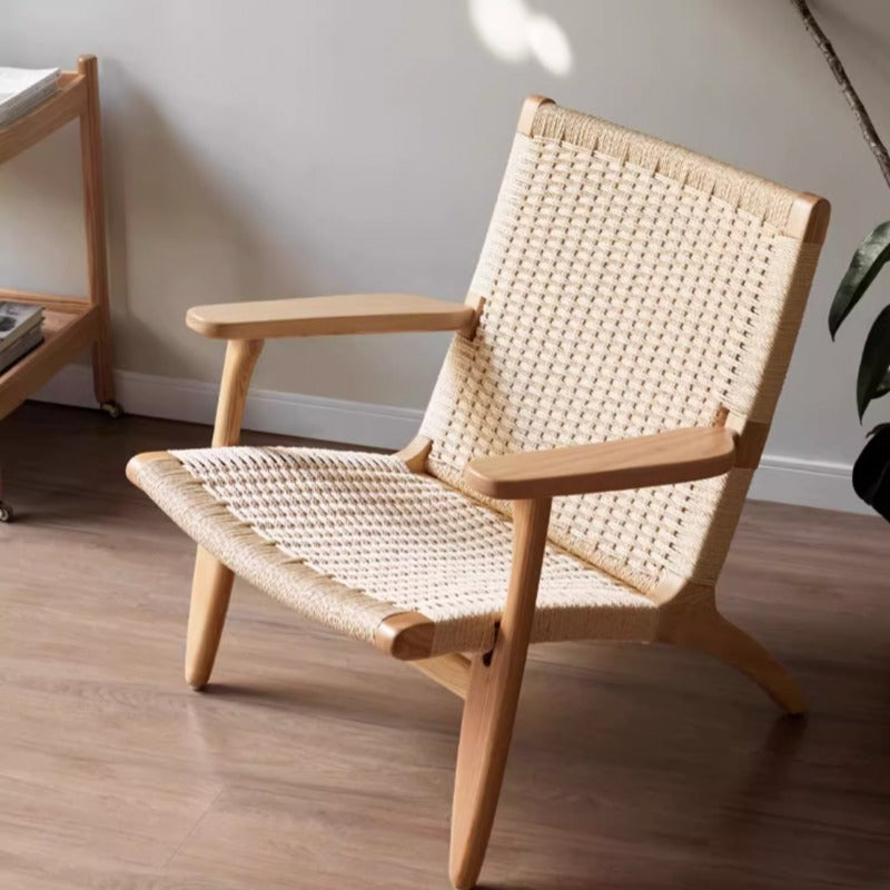 Fauteuil tissé Selma