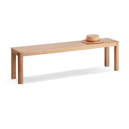 Banc de salle à manger en bois massif Aiko