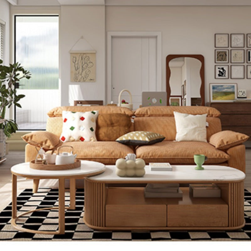 Ensemble de table basse Sophie en pierre frittée